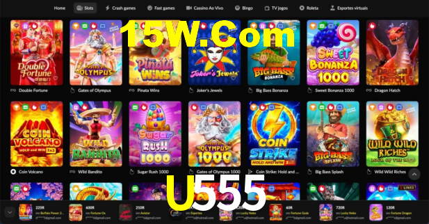 Bônus Generosos e Exclusivos no U555 para Você!